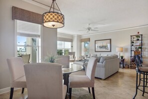 Living Room and Kitchen Table at 6208 Hampton Place