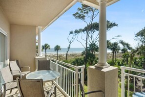 Private Balcony with Ocean Views at 6208 Hampton Place