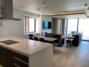Kitchen and Living Area