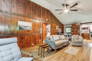 Living Room | Mini-Split A/C & Heating Units | Free WiFi