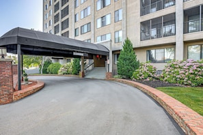 Condo Building Exterior | Elevator Access