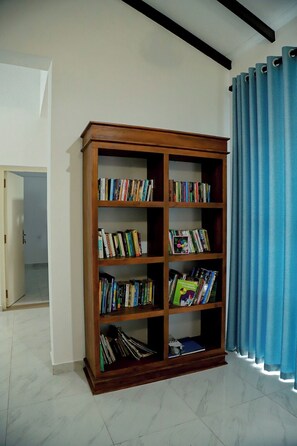 Reading space 1st floor with balcony access 