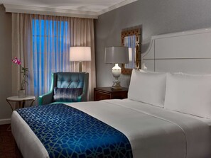 Unit with King bed. Exact unit will be assigned upon arrival. Views, colors, and decor may vary.