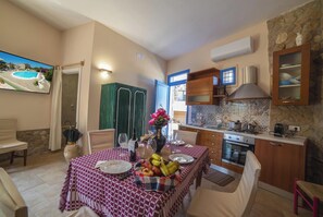 Kitchen and dining area