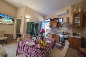 Kitchen and dining area