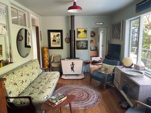 The living room 