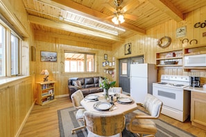 Studio | Dining Area & Kitchen | Drip Coffee Maker