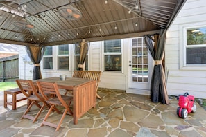 Gazebo | Outdoor Dining Area | Charcoal Grill