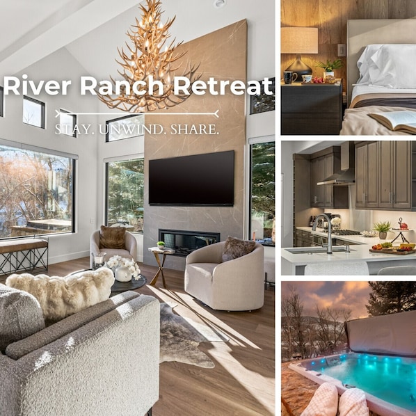 River Ranch Retreat | Luxe Living & Mountain Views