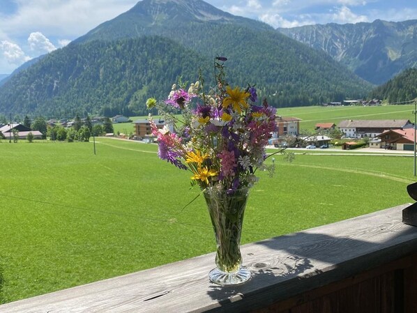 Blick von der Unterkunft