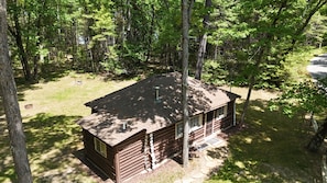 OVERALL: Aerial view of the property.