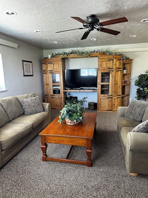 Downstairs living room with Smart TV