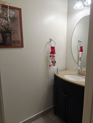 First bathroom