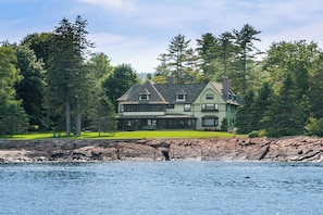 The view of Bide-A-While from Frenchman's Bay