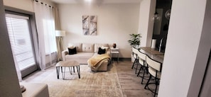 Open floor plan living and dining entertined to keep you connected and engaged