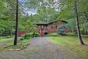 View of the home from driveway