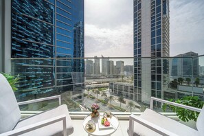 Balcony with Canal Views