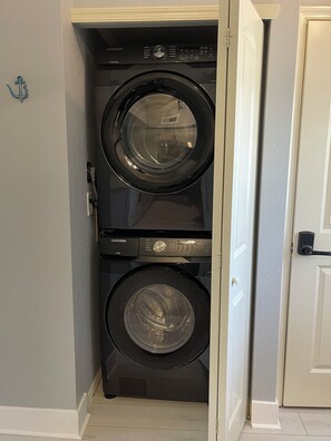 New washer and dryer