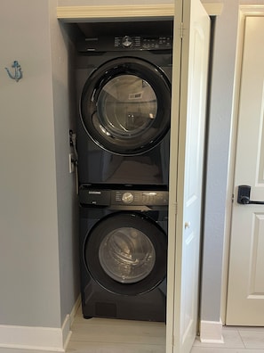 New washer and dryer