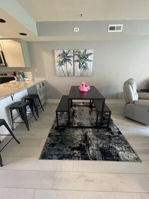 Dining Room with bar seating