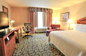 Unit with 1 King bed. Exact unit will be assigned upon arrival. Views, colors, and decor may vary.