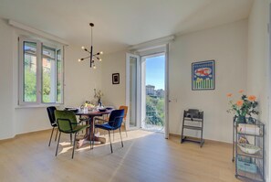 Kitchen and dining area