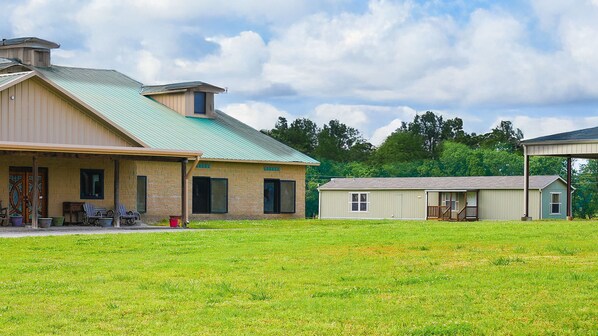 Ranch barn lobby and Bunkhouse