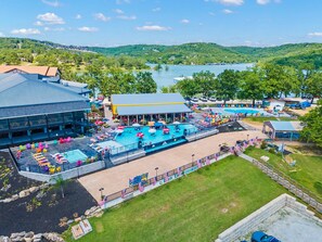 Resort Aerial - Two Pools, Hot Tub, Tiki Bar & Restaurant Open Now!