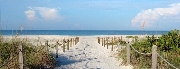 Onto the beach!