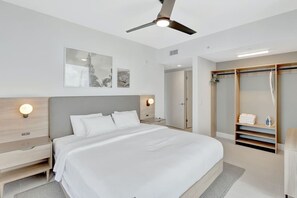 Drift off in comfort with hotel-quality sheets, plush duvets, and restful vibes.