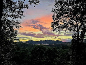 Western facing for sun sets anytime of year.