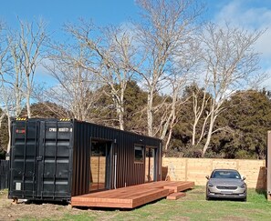 Container doors can be opened or closed.