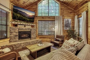 Gather in the living room for unforgettable moments with friends and family.