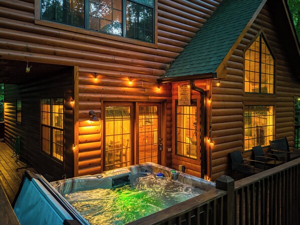 Evenings on the deck are truly magical!