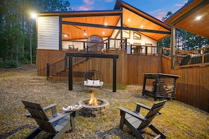 Gather around the glow for some real cabin magic.