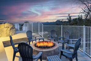 Gather around the fire pit and soak in stunning sunsets.