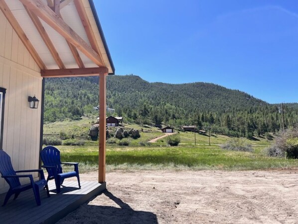Patio view of the mountains