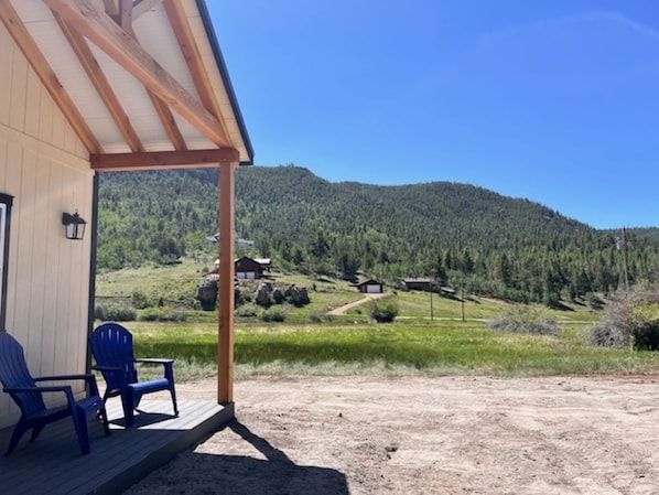 Patio view of the mountains