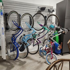We have several bikes available for our guests.