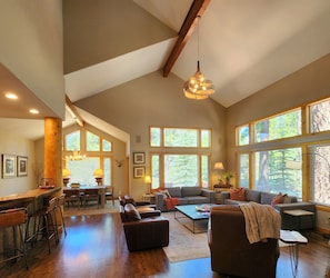 Living room view of the great room.