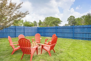 Fenced-In Yard | Fire Pit