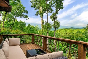 Morning coffee on the deck can't get better than this. 