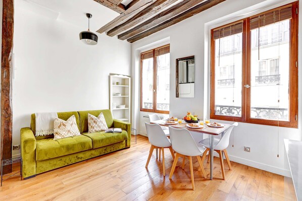 The living area 