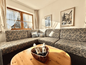 Living room with plenty of space to relax after eventful experiences