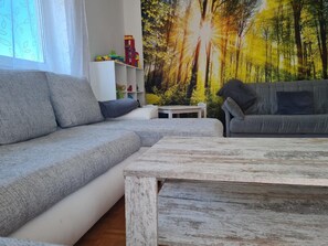 Ferienwohnung Lusen-Wohnzimmer