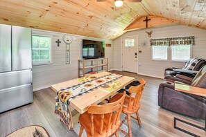 Dining Area | Dishware/Flatware | Mini-Split Heating & A/C | Free WiFi