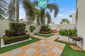 Patio and Jacuzzi