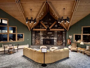 Reflect by the fire in our Greatroom!