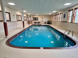 In Building Heated Indoor Pool and Jacuzzi open year-round