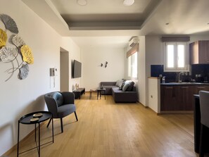 Open plan living, kitchen and dining area